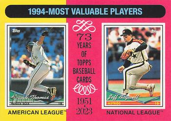 1994 MVPs (Frank Thomas / Jeff Bagwell) MVP