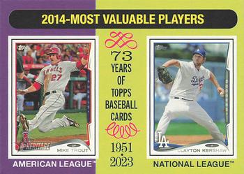 2014 MVPs (Mike Trout / Clayton Kershaw) MVP