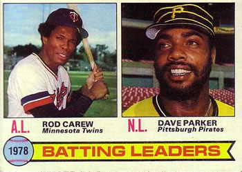 1978 Batting Leaders (Rod Carew / Dave Parker)