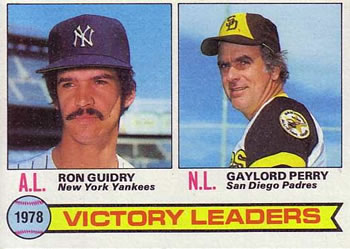 1978 Victory Leaders (Ron Guidry / Gaylord Perry)