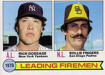 1978 Leading Firemen (Rich Gossage / Rollie Fingers)