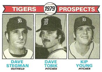 Tigers 1979 Prospects (Dave Stegman / Dave Tobik / Kip Young) PROS,