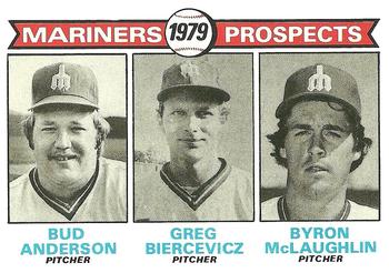 Mariners 1979 Prospects (Bud Anderson / Greg Biercevicz / Byron McLaughlin) PROS,