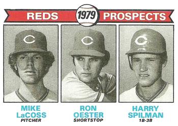 Reds 1979 Prospects (Mike LaCoss / Ron Oester / Harry Spilman) PROS,