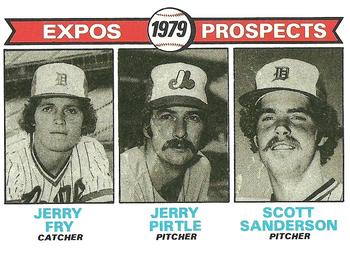 Expos 1979 Prospects (Jerry Fry / Gerry Pirtle / Scott Sanderson) PROS,