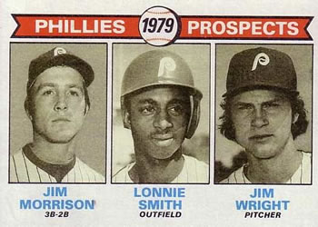 Phillies 1979 Prospects (Jim Morrison / Lonnie Smith / Jim Wright) PROS,