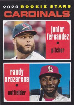 Cardinals 2020 Rookie Stars (Junior Fernandez / Randy Arozarena)