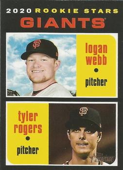 Giants 2020 Rookie Stars (Logan Webb / Tyler Rogers)