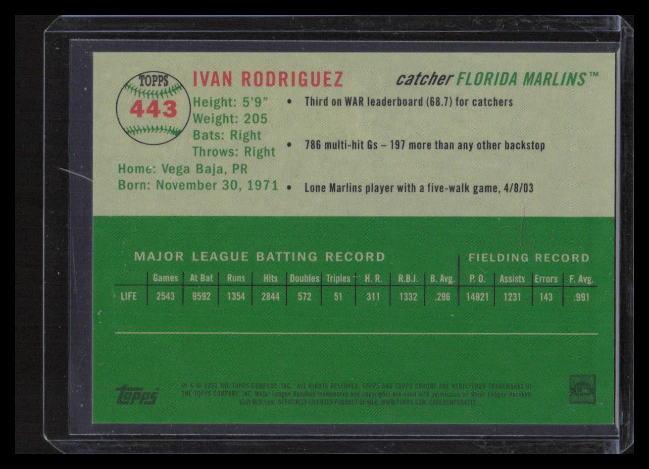 Card back