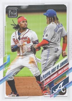 A Playful Bout of Juniors (Ronald Acuna Jr. / Vladimir Guerrero Jr.)