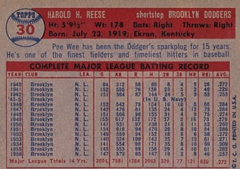 Card back