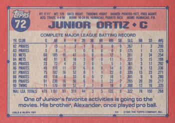 Card back