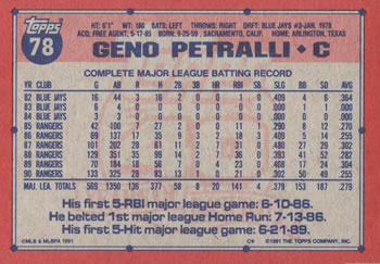 Card back