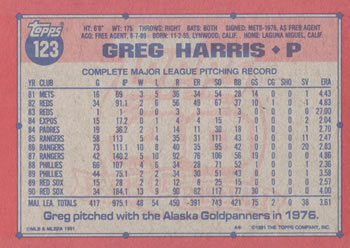 Card back