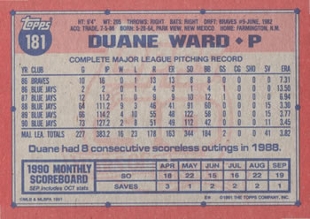 Card back
