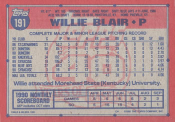 Card back