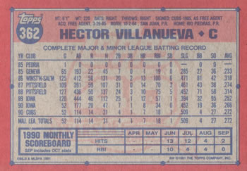 Card back