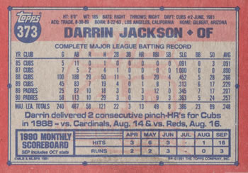 Card back