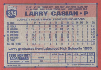 Card back