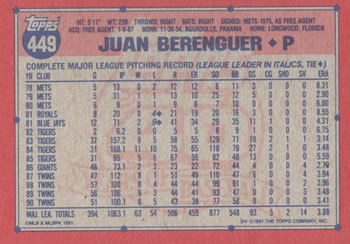 Card back