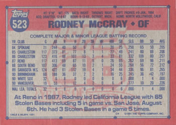 Card back