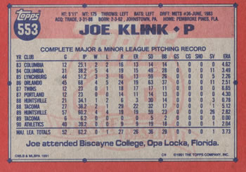 Card back