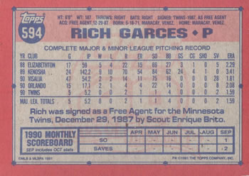 Card back
