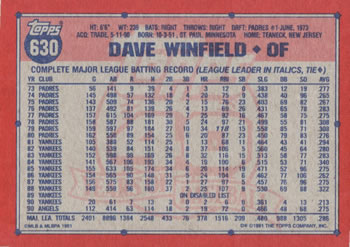 Card back