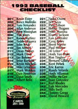 Checklist: 201-300