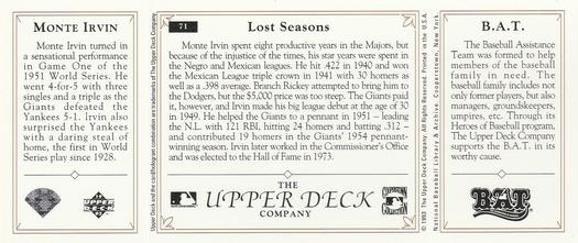 Card back