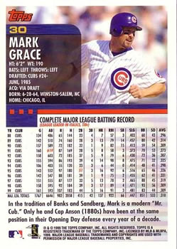 Card back