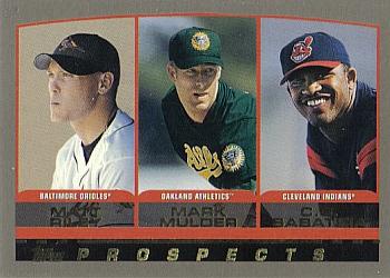 Matt Riley / Mark Mulder / CC Sabathia PROS