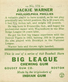 Card back
