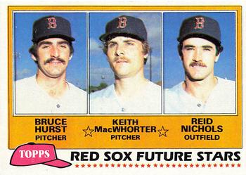 Red Sox Future Stars (Bruce Hurst / Keith MacWhorter / Reid Nichols)