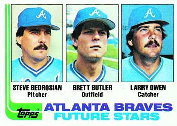 Braves Future Stars (Steve Bedrosian / Brett Butler / Larry Owen)