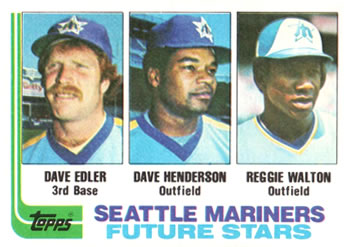 Mariners Future Stars (Dave Edler / Dave Henderson / Reggie Walton)