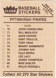 Card back