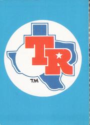 Texas Rangers Checklist