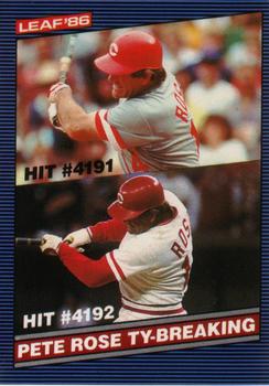 Pete Rose Ty-Breaking