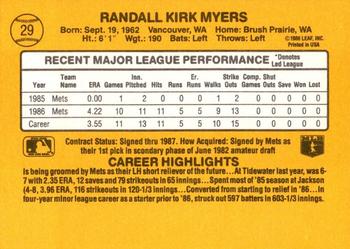 Card back