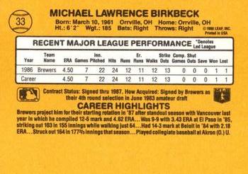 Card back