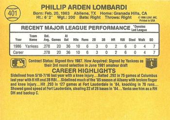 Card back