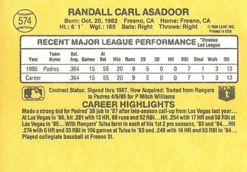 Card back