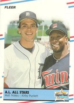 A.L. All Stars (Matt Nokes / Kirby Puckett)