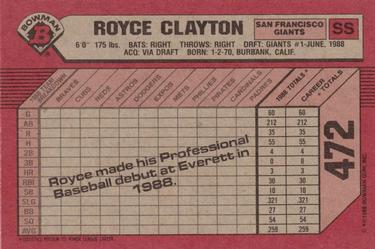 Card back