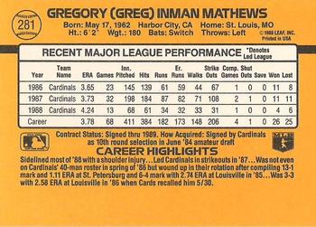 Card back