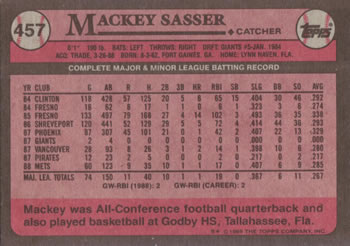 Card back