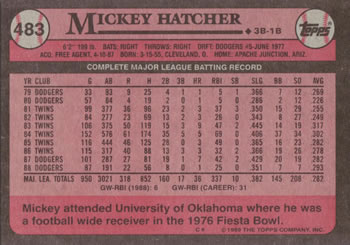 Card back