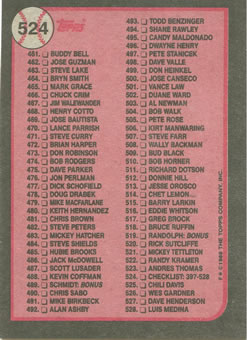 Card back