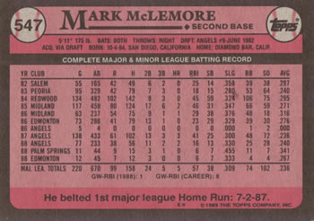 Card back